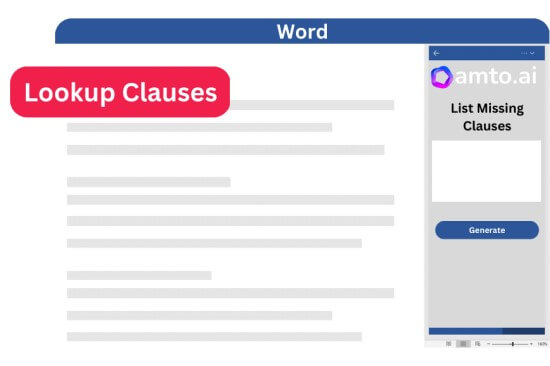 Add missing clauses to the contract with AI