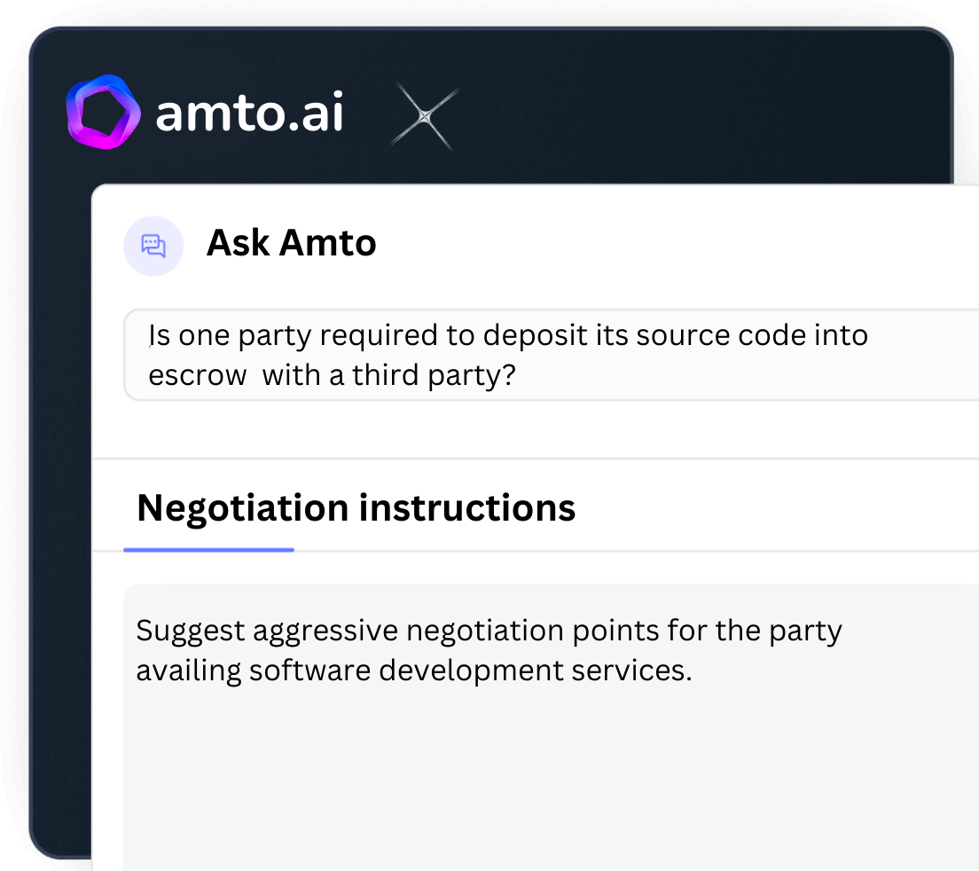 features of amto ai contract review